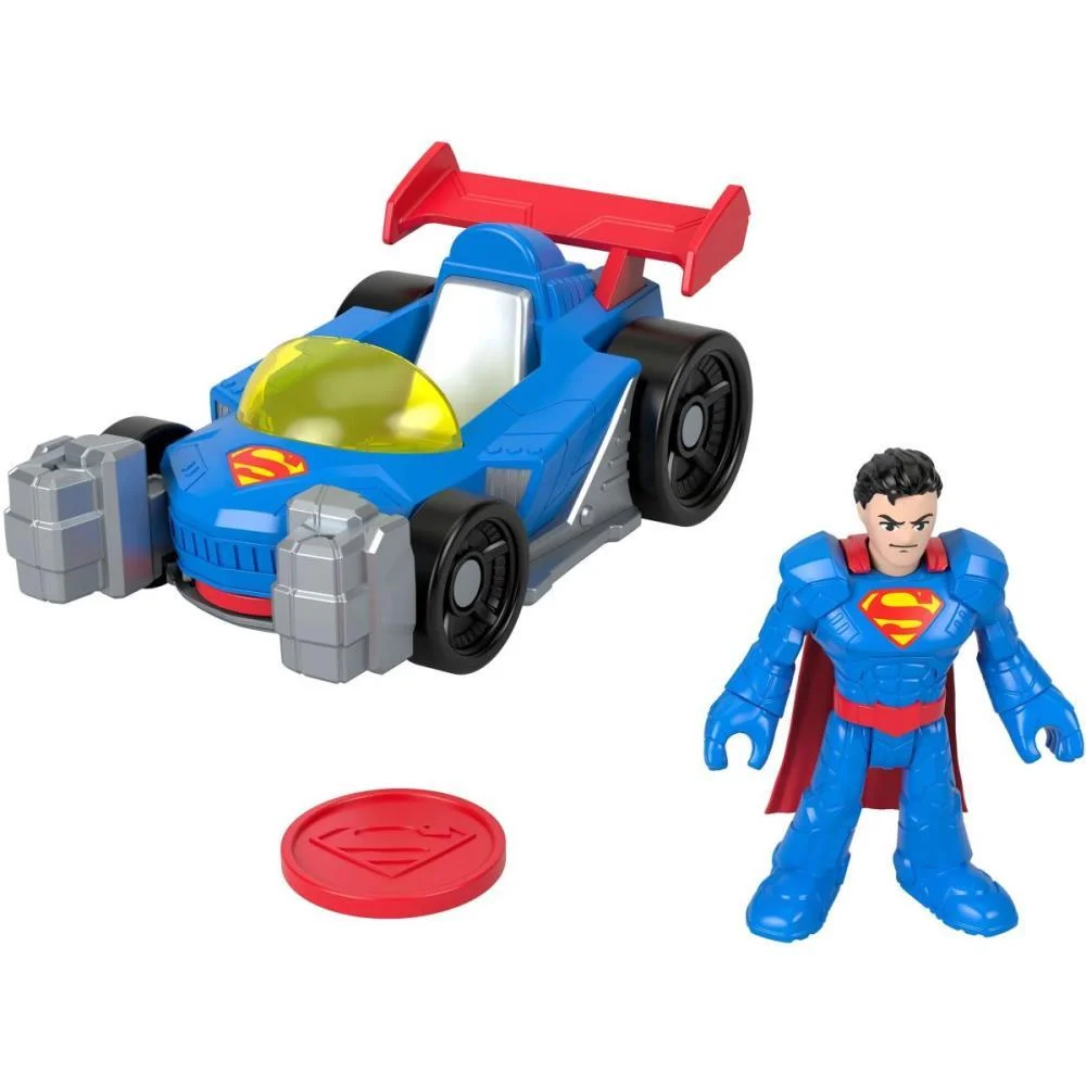 Imaginext Dcsf Supermobile + Figura Mattel