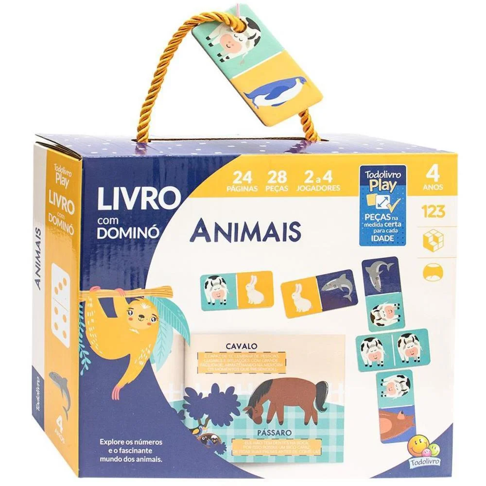 Livro De Atividades Todolivro Play Dom.animais Box Todolivro (Unidade)