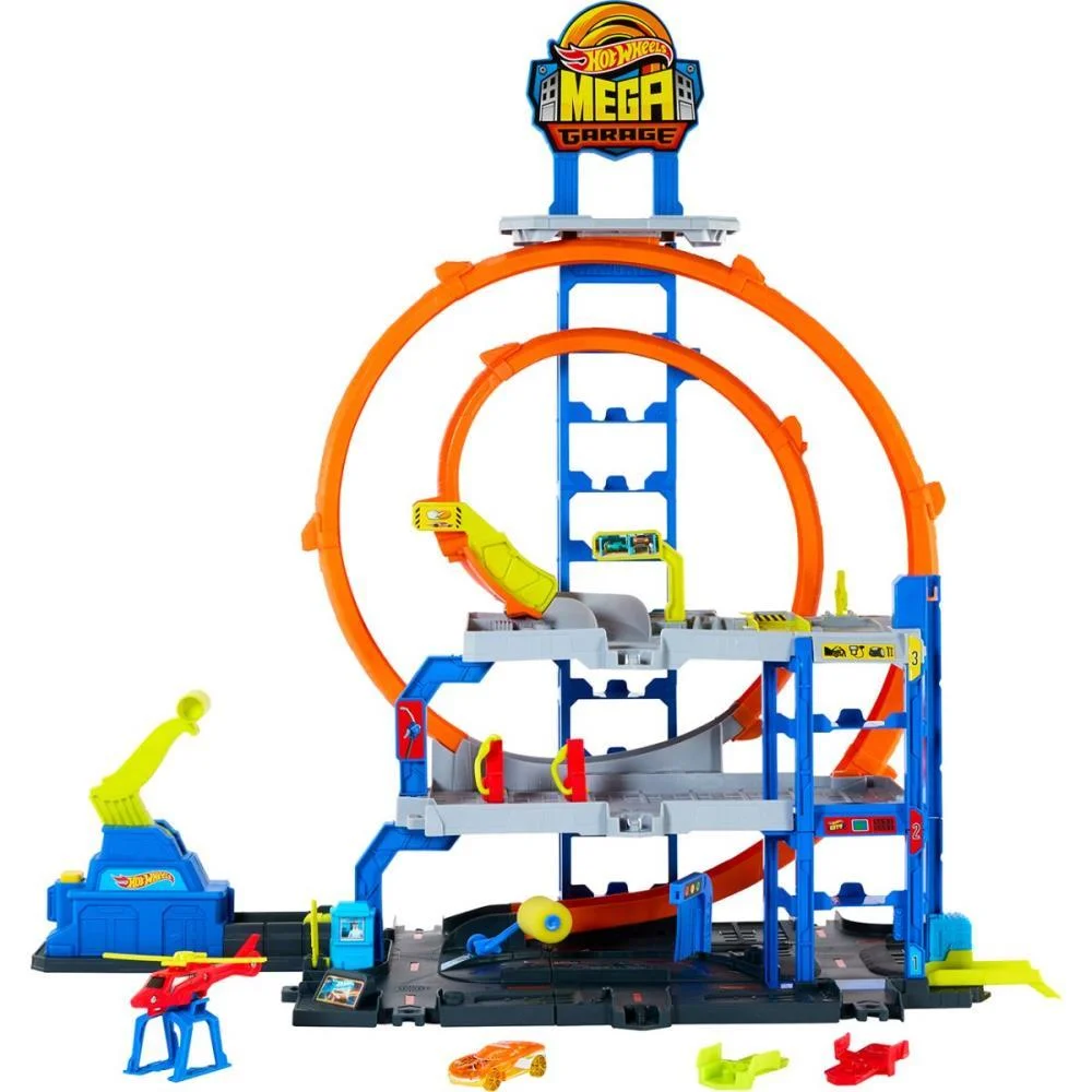 Hot Wheels Pista City Mega Garagem Mattel