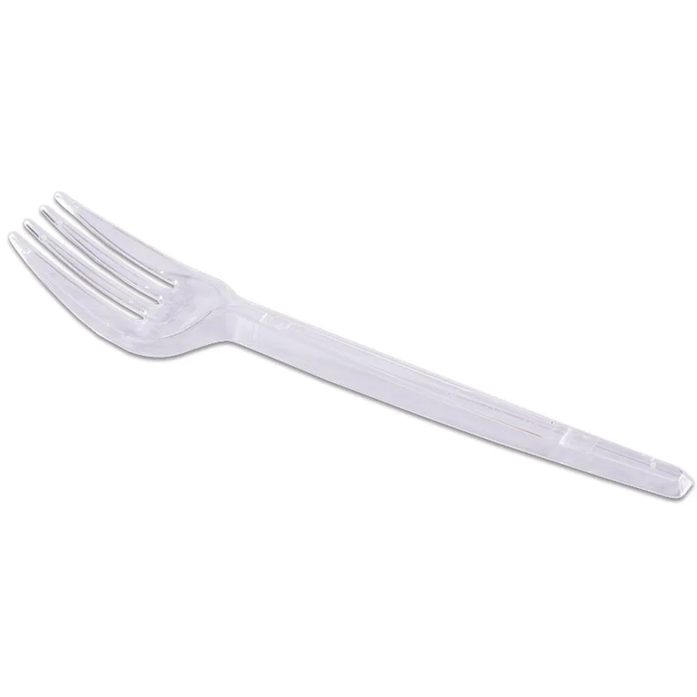 Talher Descartavel Garfo Plast. Sobremesa Cristal Prafesta (Pct.c/50)