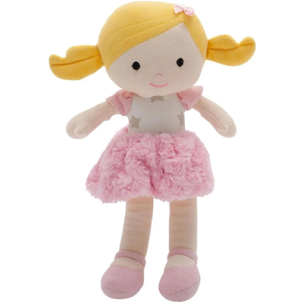 Boneca De Pelucia Malu Loira 35Cm Zip