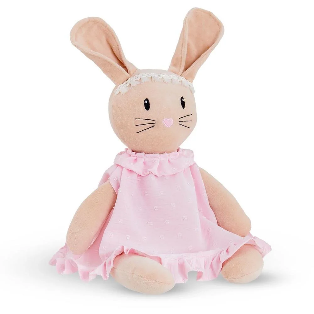 Pelucia Coelha Belinha Rosa 53Cm Zip