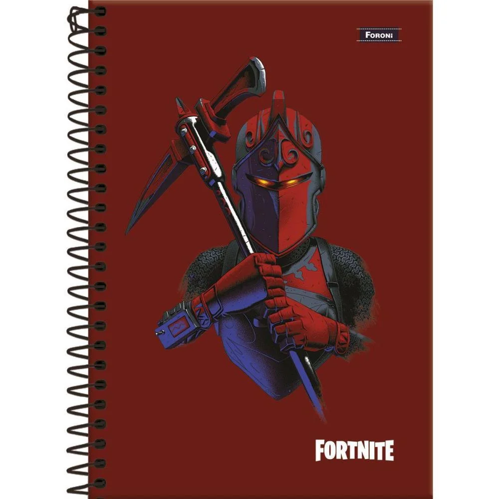 Caderno 10 Matérias Capa Dura Fortnite 160F Foroni Com 4 Unidades