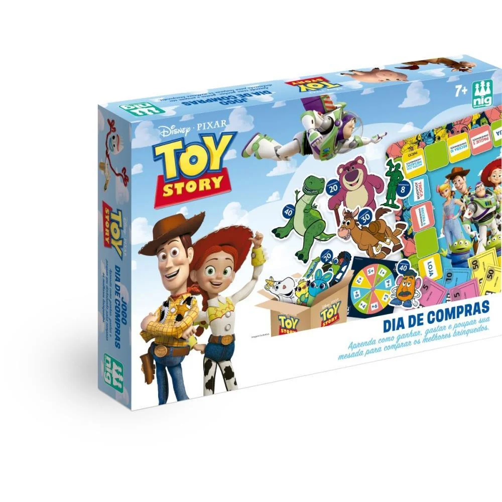 Jogo De Tabuleiro Toy Story Dia De Compras Nig Brinquedos