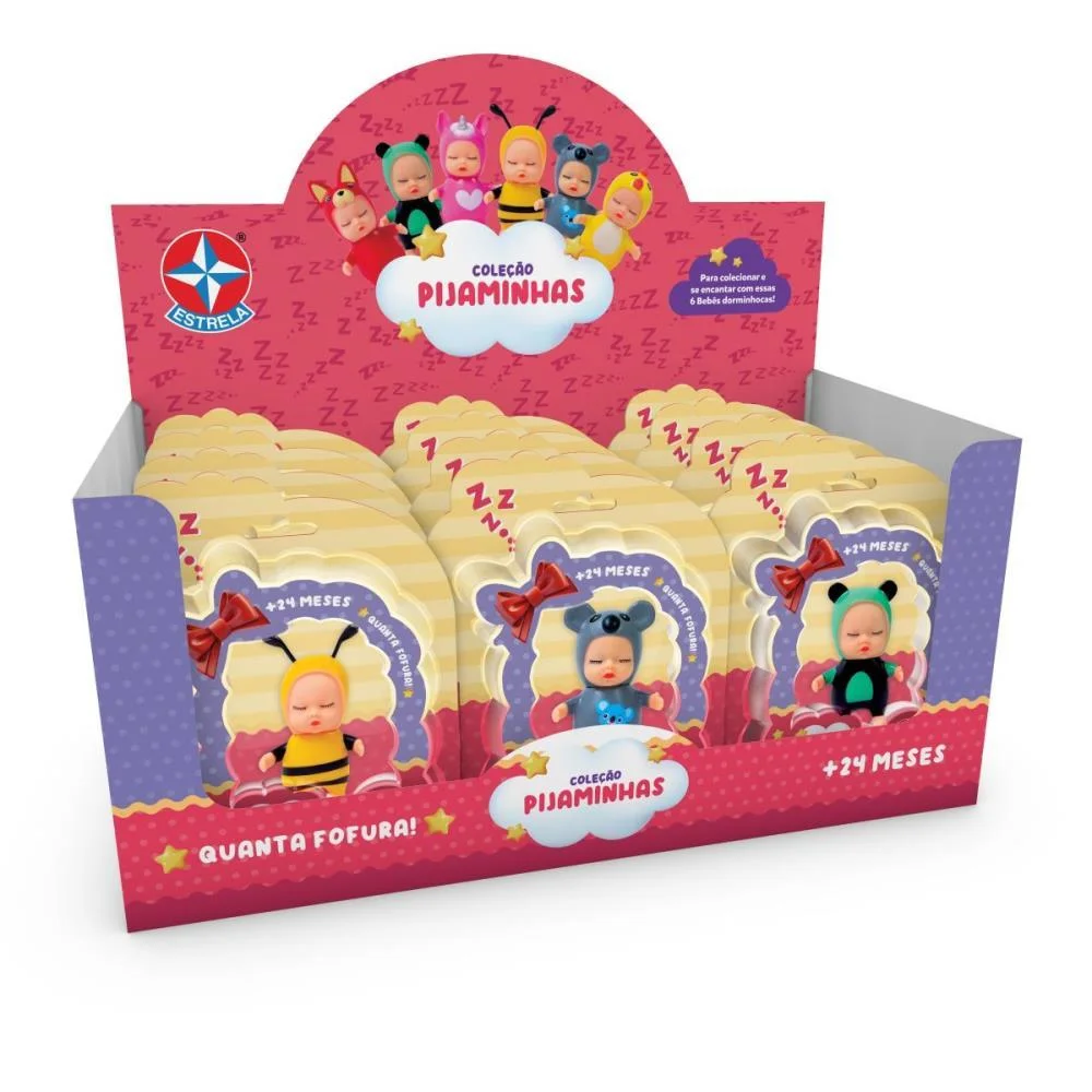 Jogo Diverso Colecao Pijaminhas Estrela