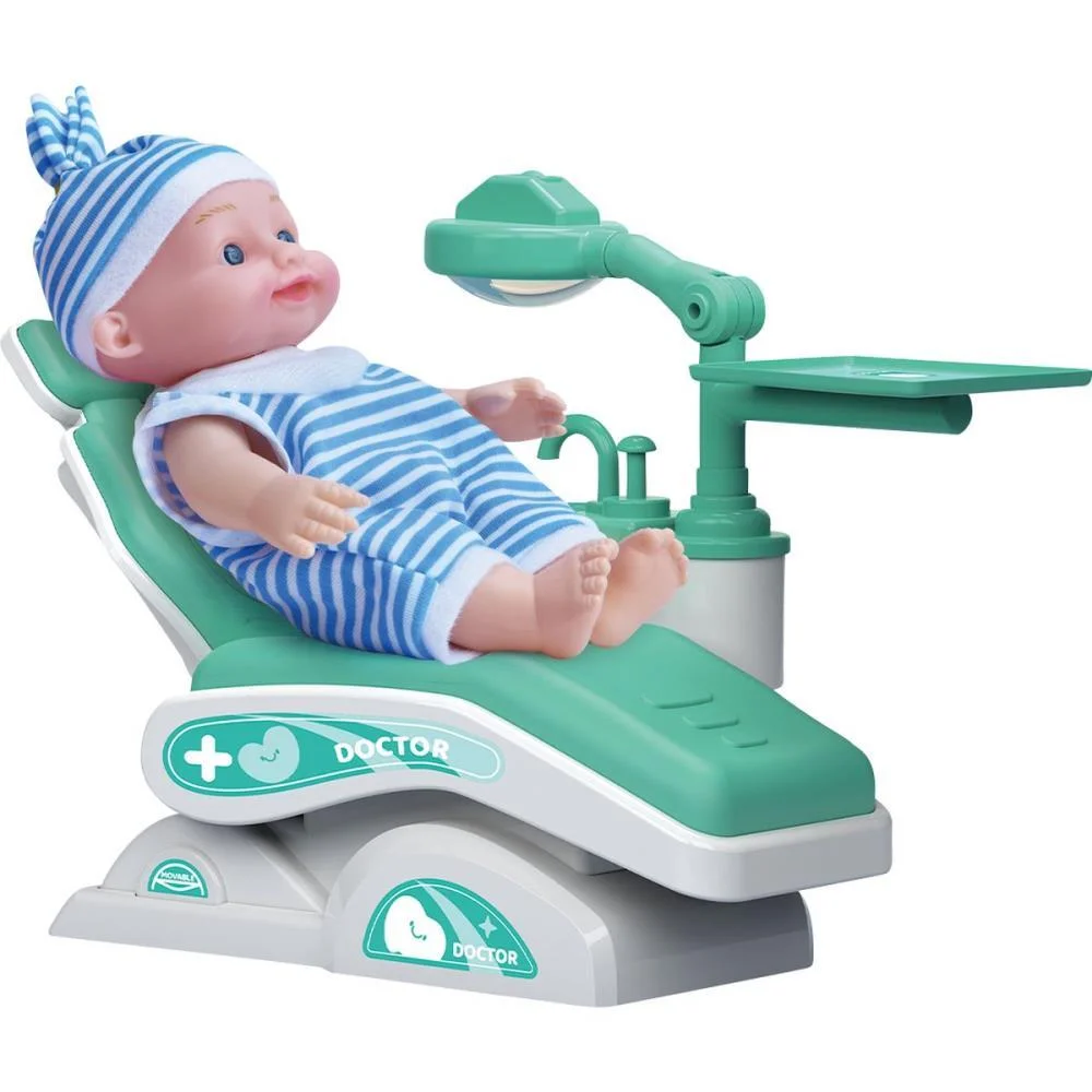 Brincando De Profissoes Doutor Dm Dentista Azul Dm Toys