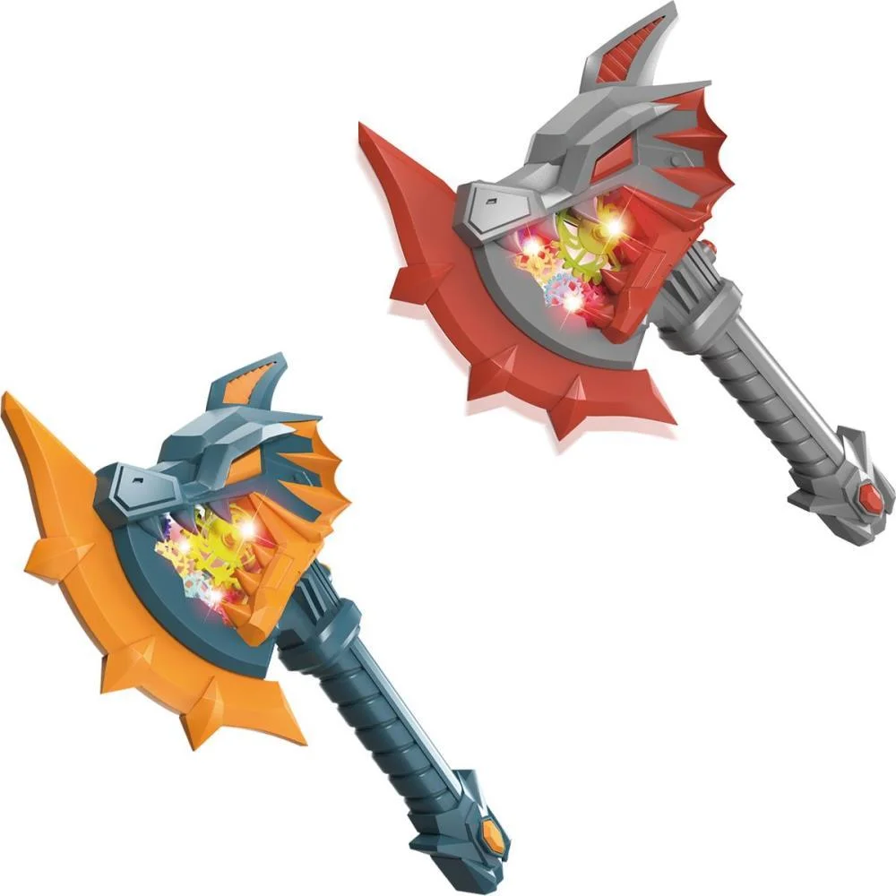 Fantasia Acessorio Machado Dino Power C/Luz E Som Dm Toys