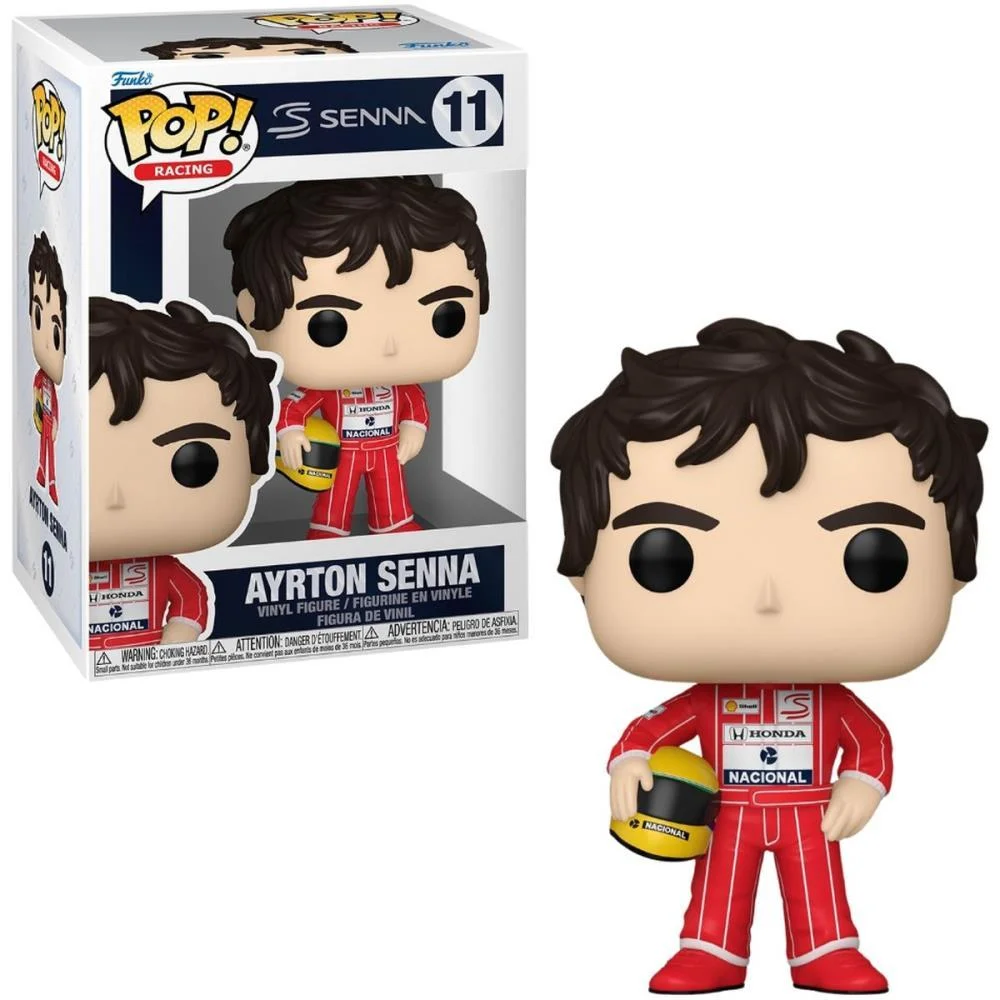 Boneco E Personagem Funko Pop Senna Mclaren Candide