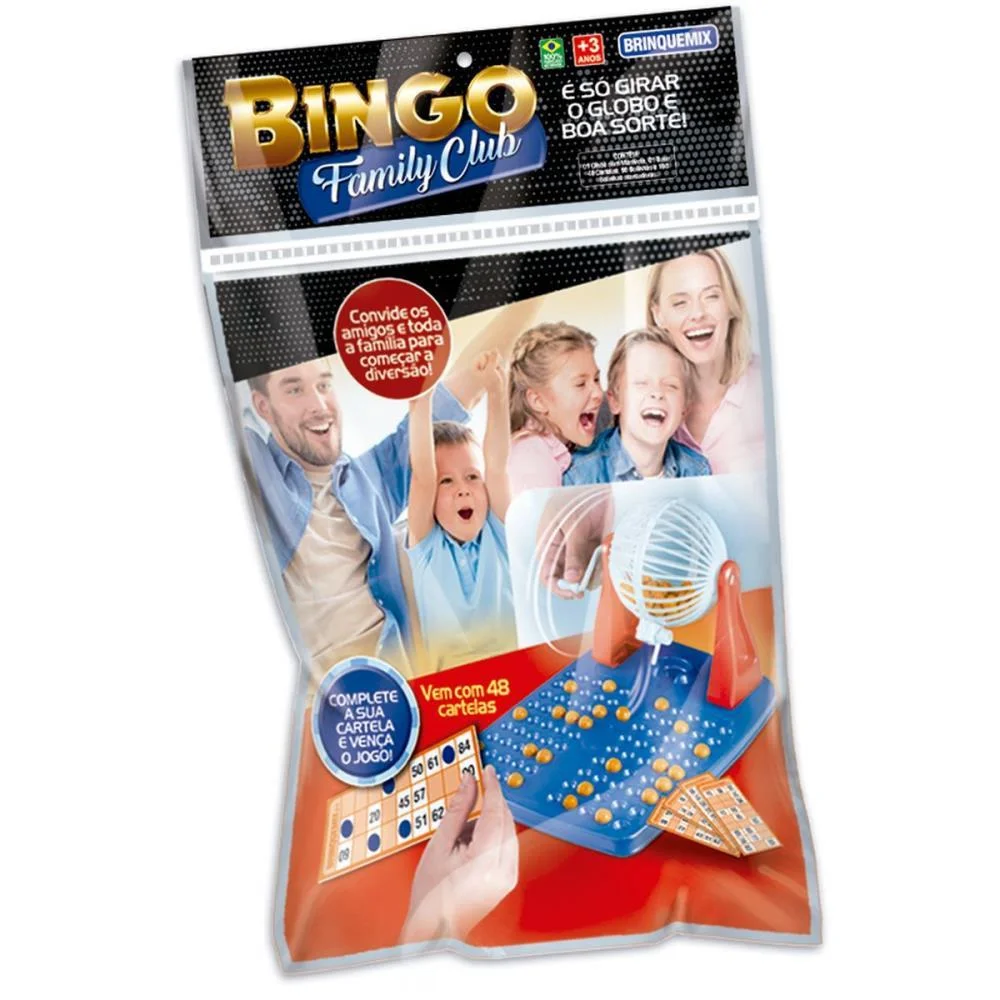 Jogo De Bingo Family Club Na Solapa Brinquemix