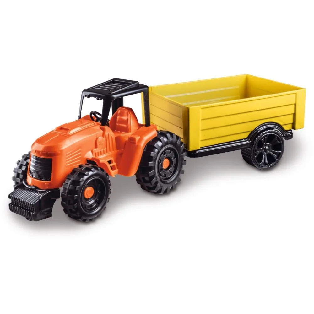 Trator Tractor Works 34Cm (S) Orange Toys