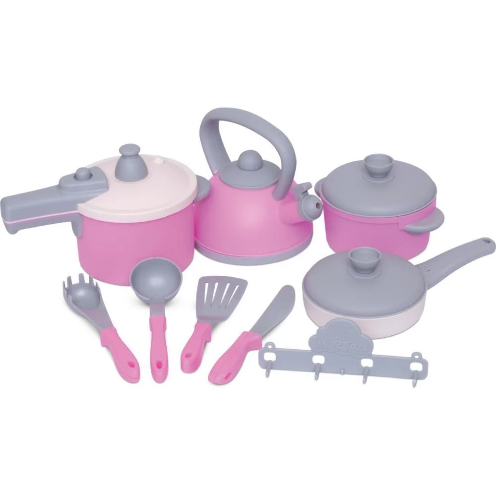 Brincando De Casinha Jogo De Panelinhas Gourmet Rs Merco Toys
