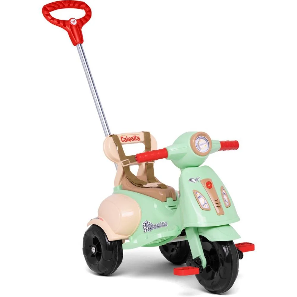 Veiculo Para Bebe Vespita Capri C/Som 30Kg Calesita