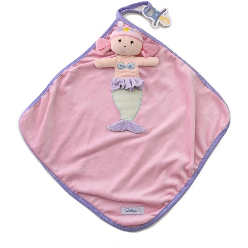 Pelucia Naninha Sereia Amanda 20Cm Zip