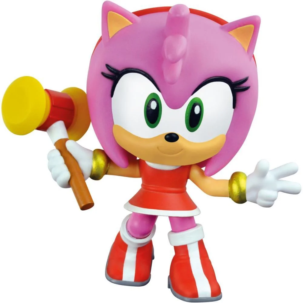 Boneco E Personagem Fandombox Sonic Amy Rose 12Cm Lider