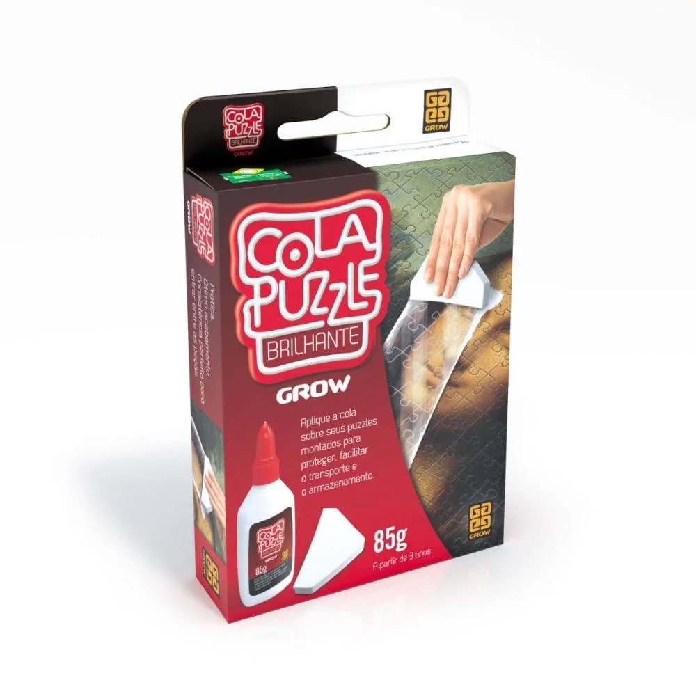 Quebra-Cabeca Acessorios Cola Puzzle Brilhante Grow
