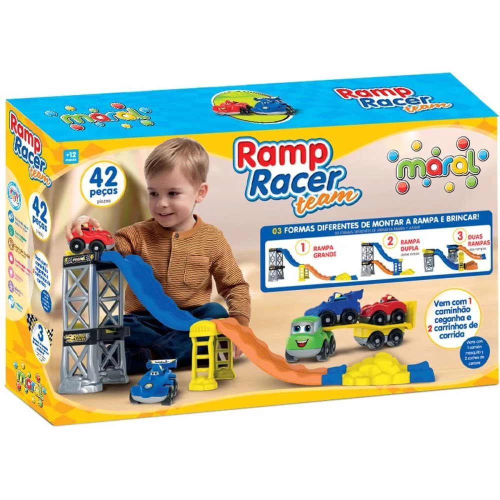 Pista Ramp Racer Team 42Pcs Maral
