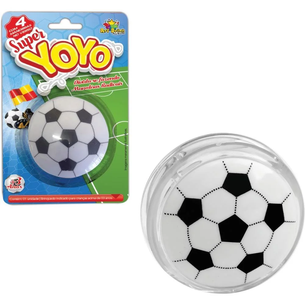 Brinquedo Diverso Ioio Bola De Futebol 6Cm Art Brink
