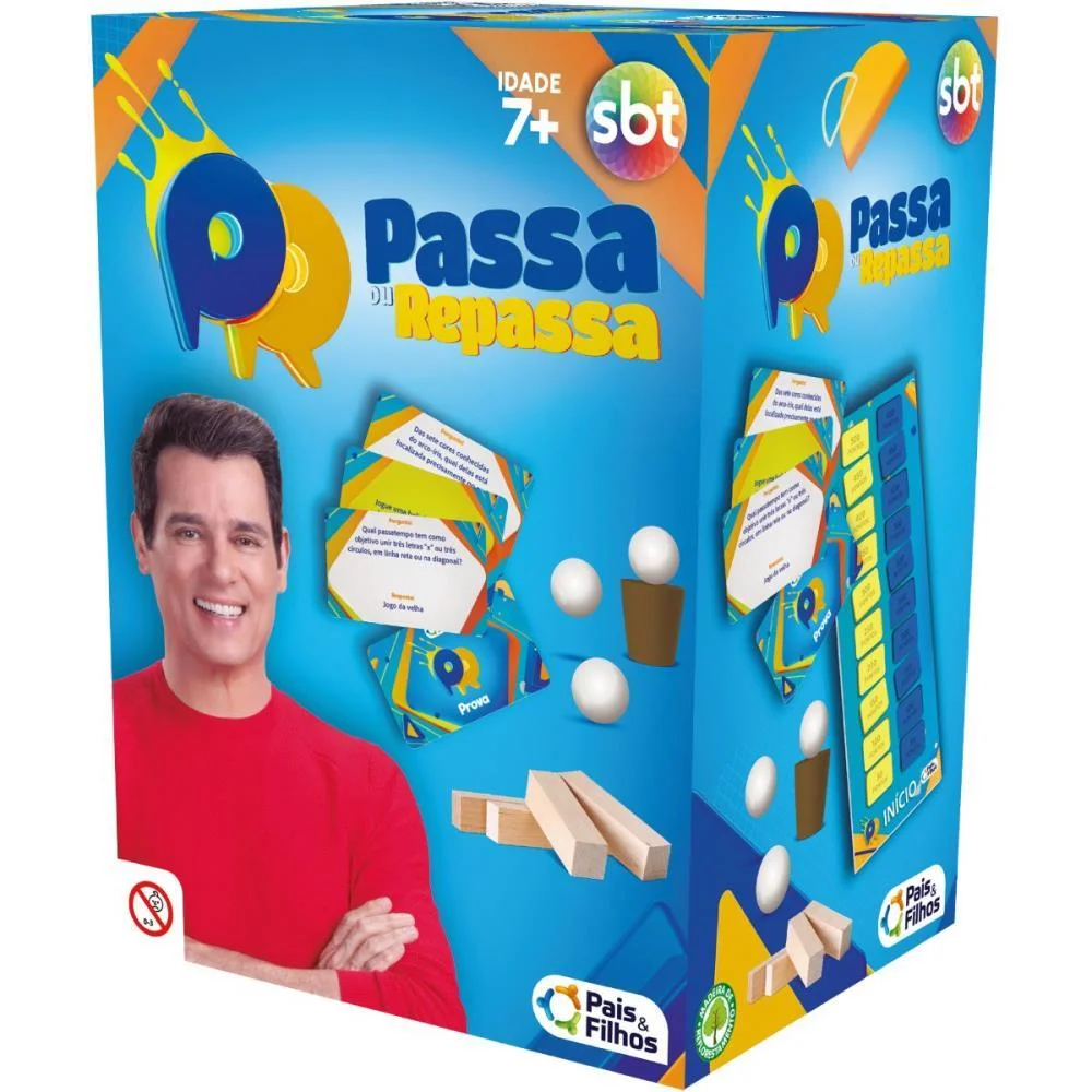Jogo Diverso Passa Ou Repassa Pais E Filhos