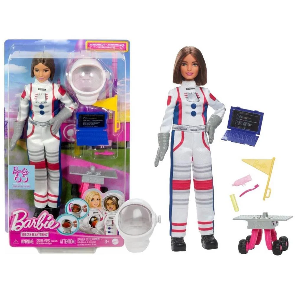 Barbie Profissoes Boneca Morena Cj. Astronauta Mattel