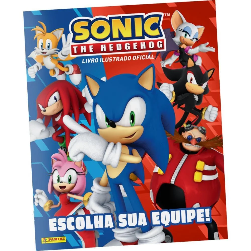 Album De Figurinhas Sonic The Hedgehog Brochura Panini
