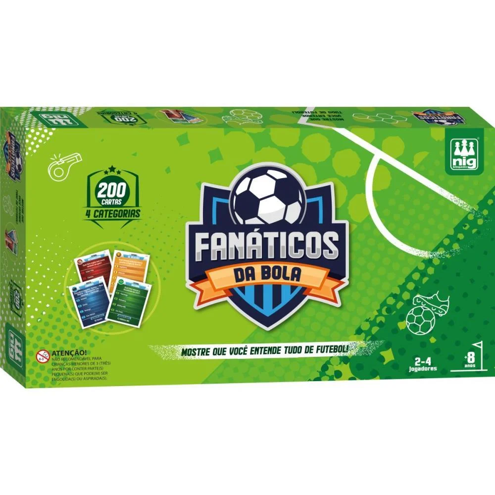 Jogo De Tabuleiro Fanaticos Da Bola Nig Brinquedos