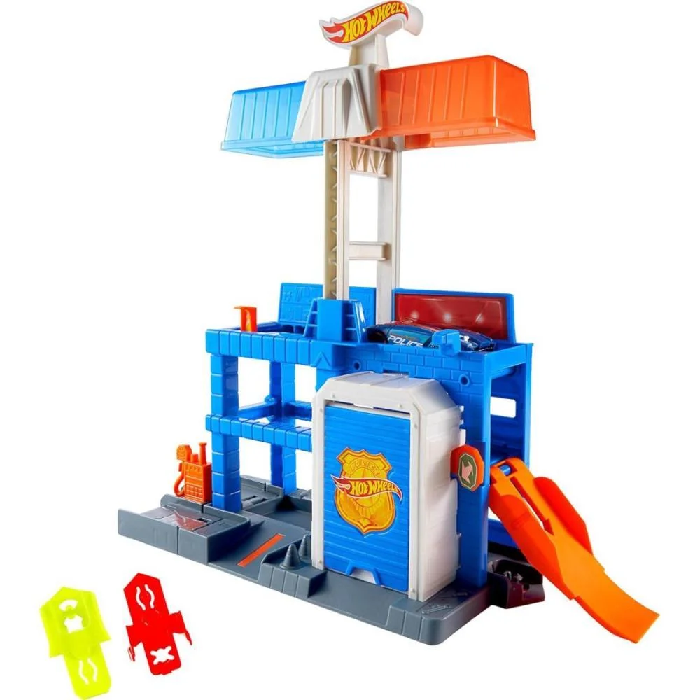 Hot Wheels Pista City Downtown Torre De Policia Mattel