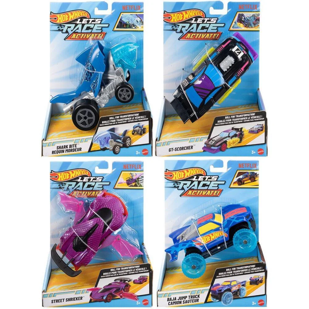 Hot Wheels Die-Cast Lets Race Energia Ativa 1:32(S Mattel