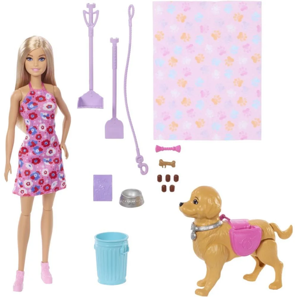 Barbie Family Malibu Passeio C/Cachorrinha Mattel
