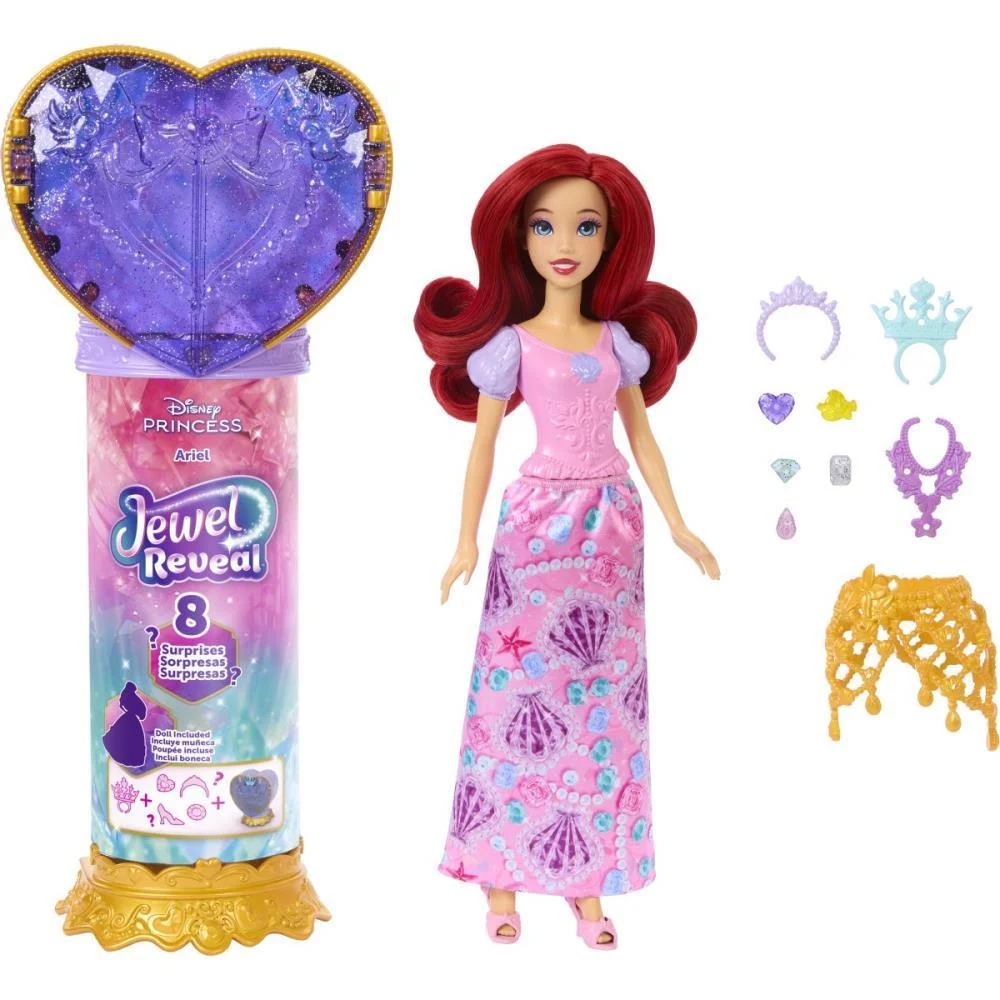 Boneca Disney Princesa Reveal Ariel Mattel