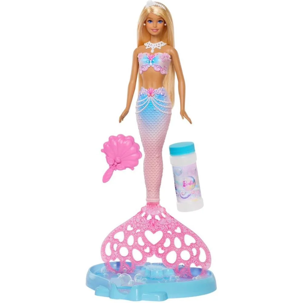 Barbie Fantasy Sereia Fantastica Com Bolhas Mattel