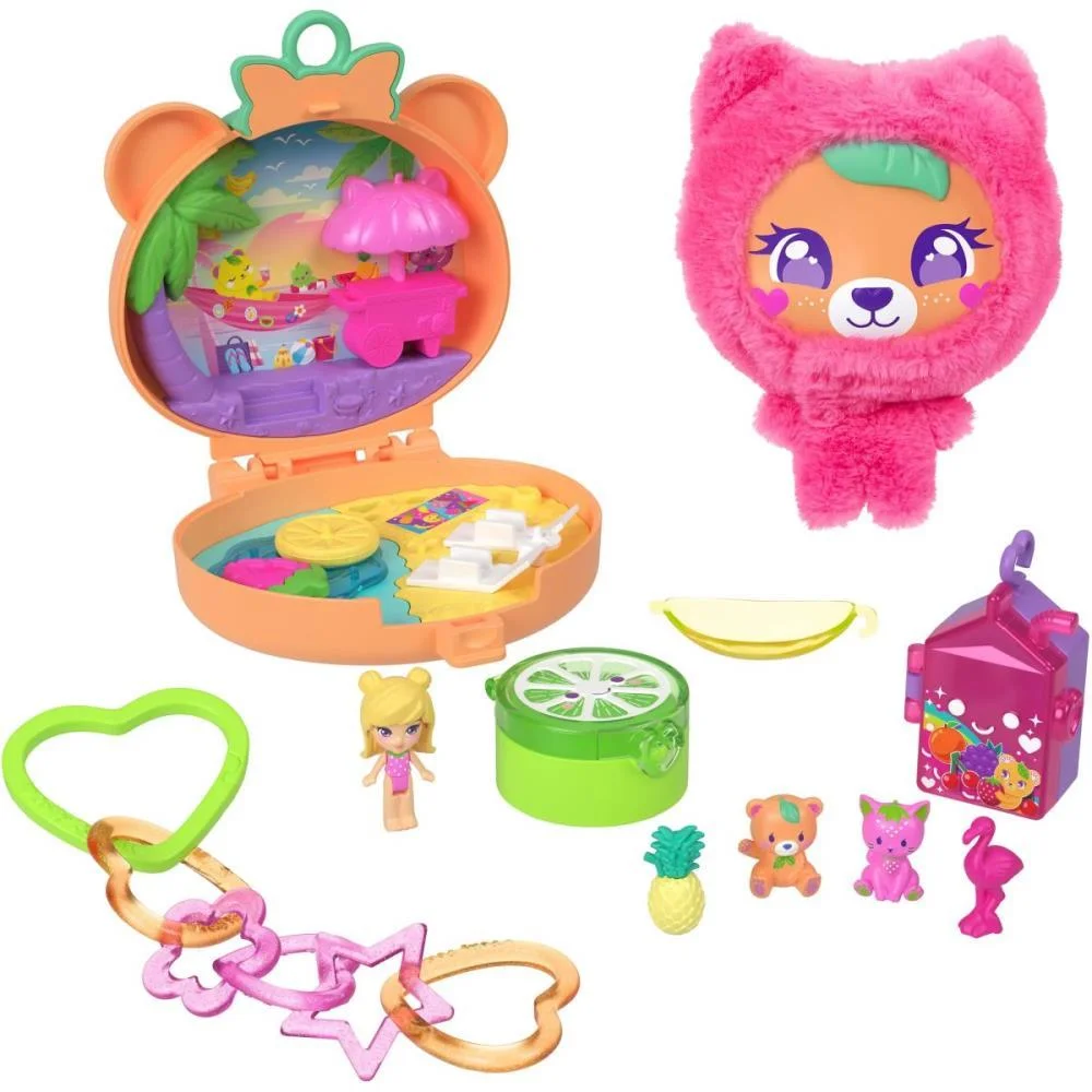 Polly Pocket Micro Conj. Ursinho De Pelucia Mattel