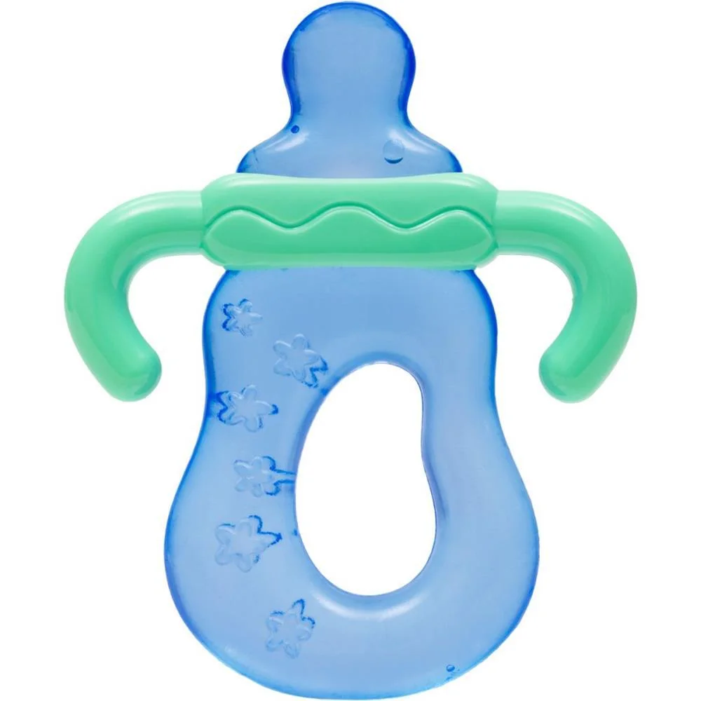 Mordedor Infantil Mamadeira C/Agua Azul Buba