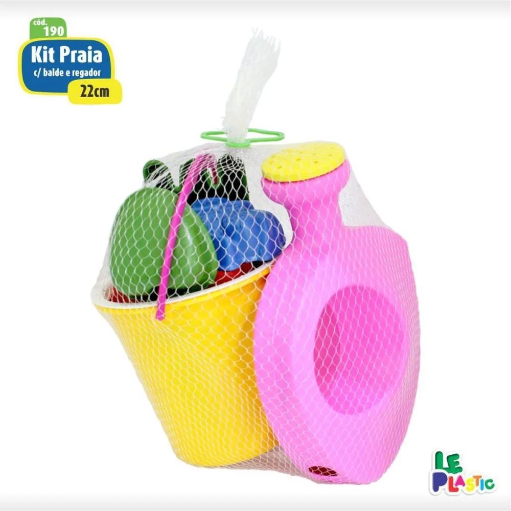 Baldinho De Praia Kit Praia Leplastic