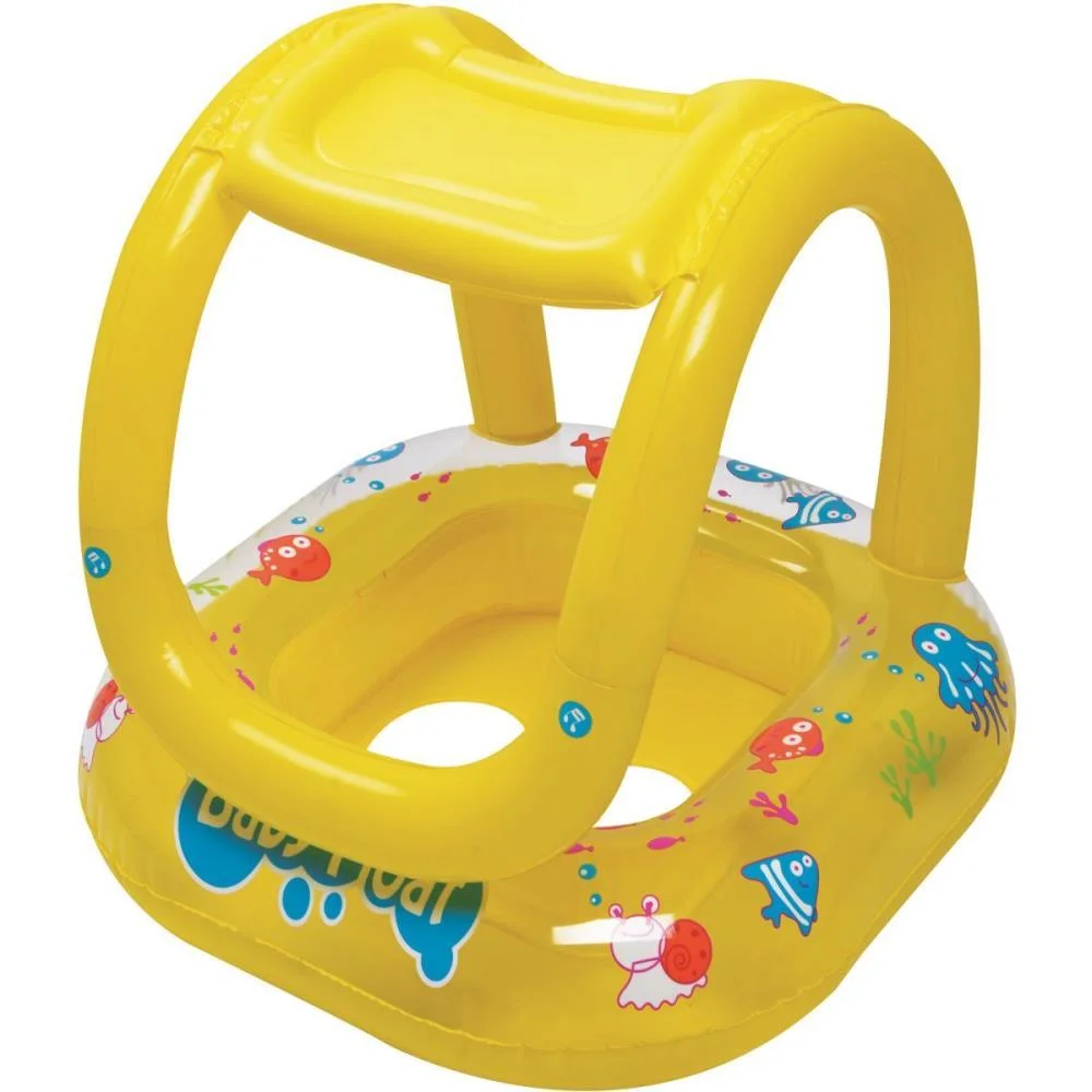 Boia Inflavel Baby Bote C/Guarda Sol Jilong