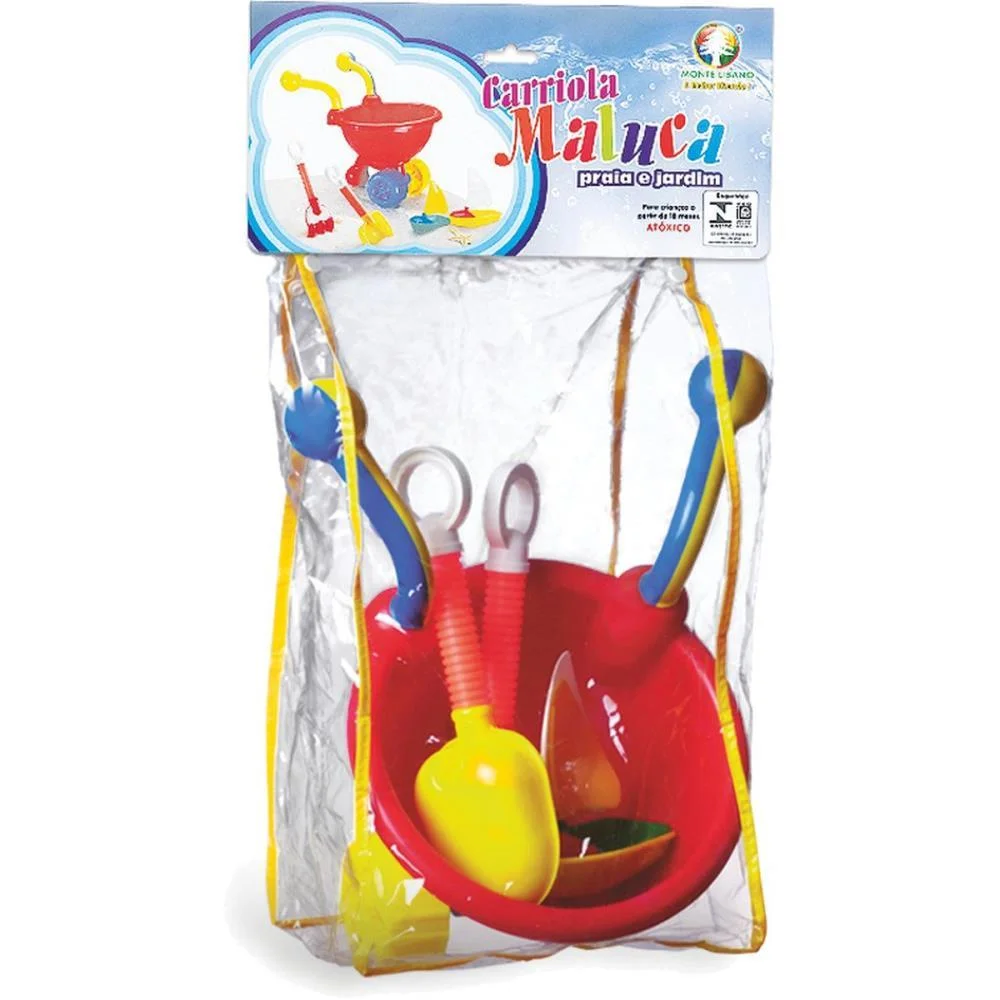 Baldinho De Praia Carriola Maluca Monte Libano (Kit)