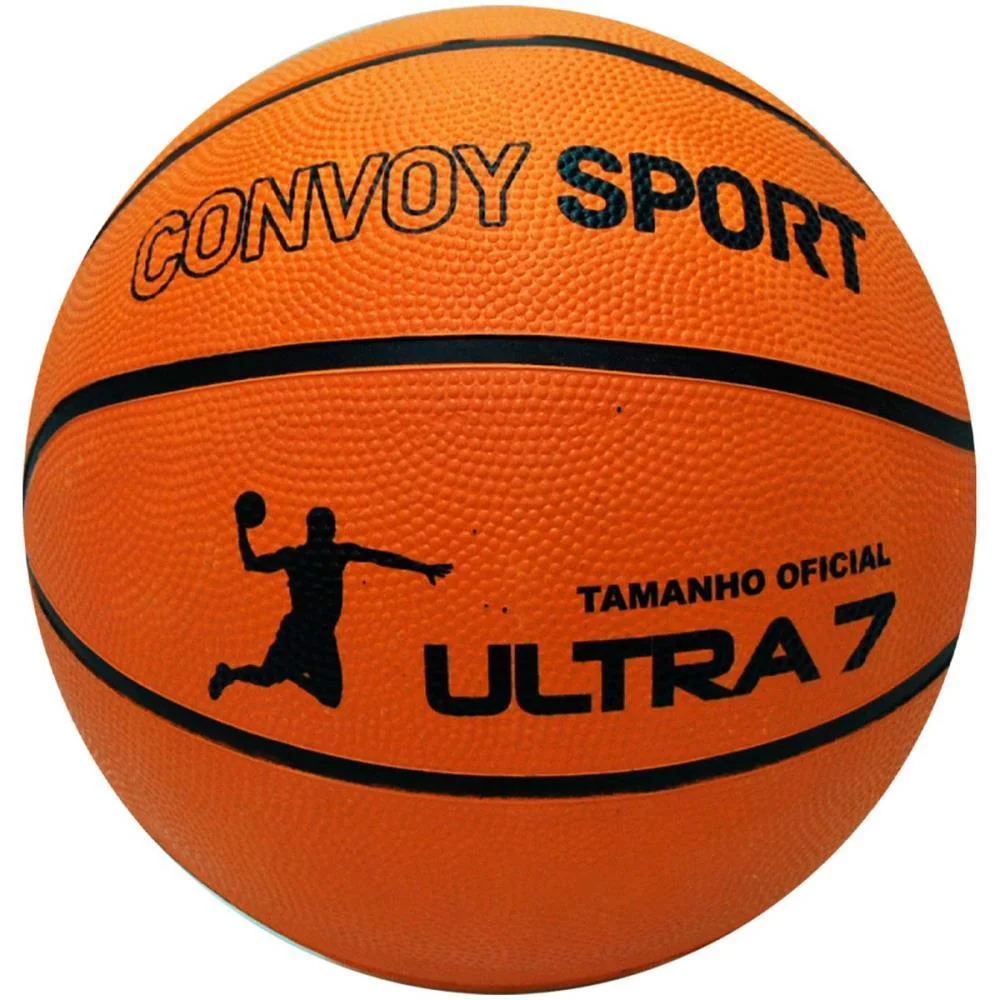 Bola De Basquete Ultra 7 Borracha Laranja Yins