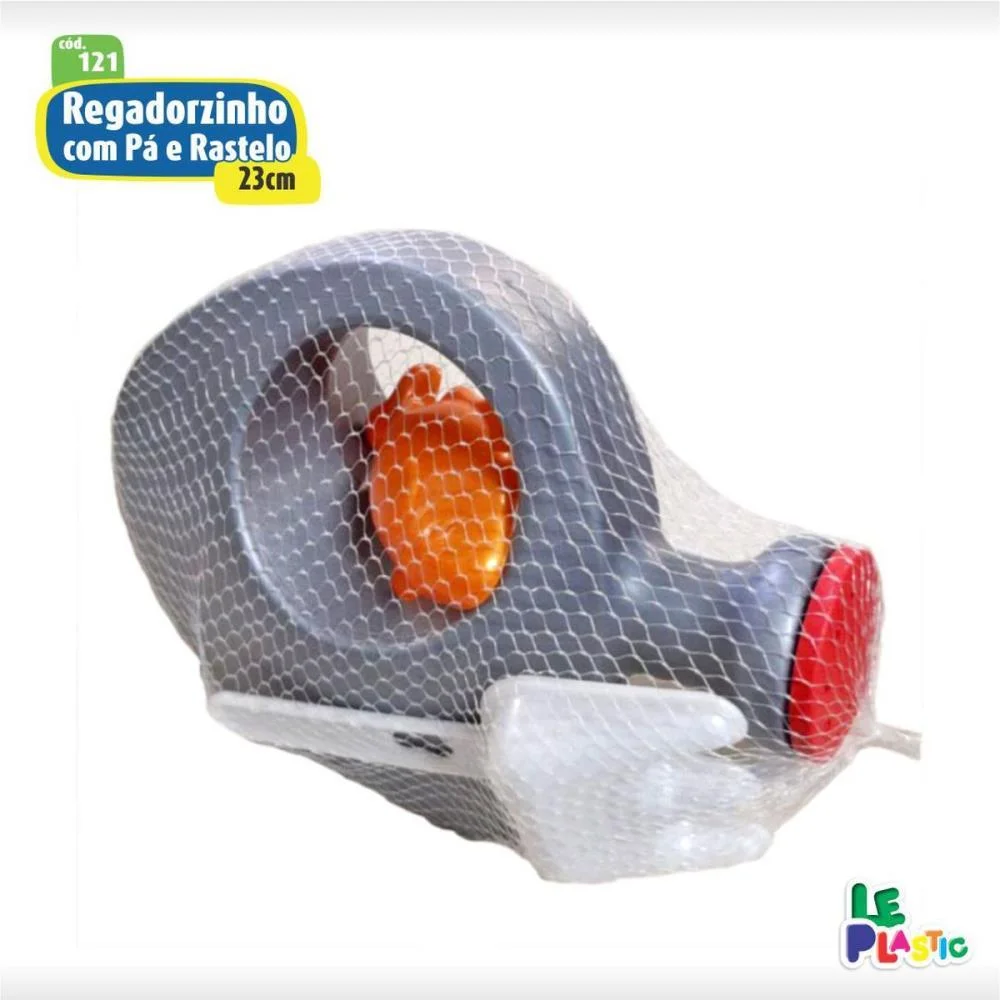Baldinho De Praia Regador C/ Pa E Rastelo 23Cm. Leplastic