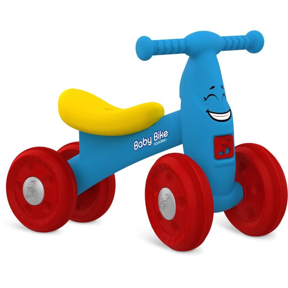 Bicicleta Infantil Baby Bike Equilibrio Azul Bandeirante