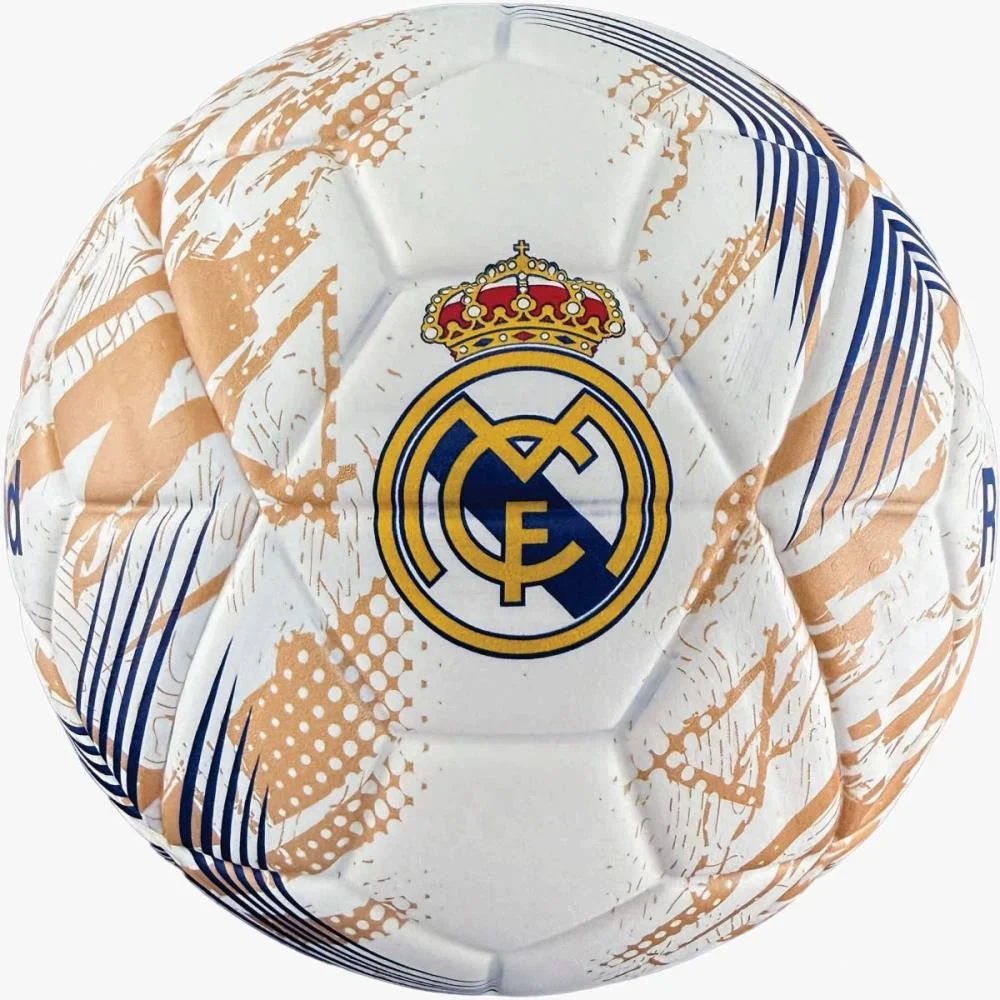 Bola De Futebol Real Madrid N.5 Azul/Dourado Futmagia Sports