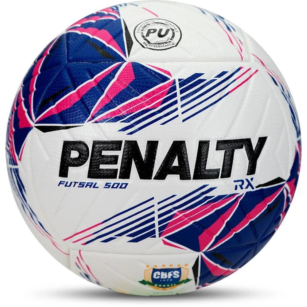 Bola De Futsal Rx 500 Xxvi Br-Az-Rs Penalty