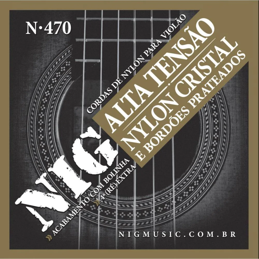 Encordoamento P/Violao Nylon Alta Tensao Rouxinol