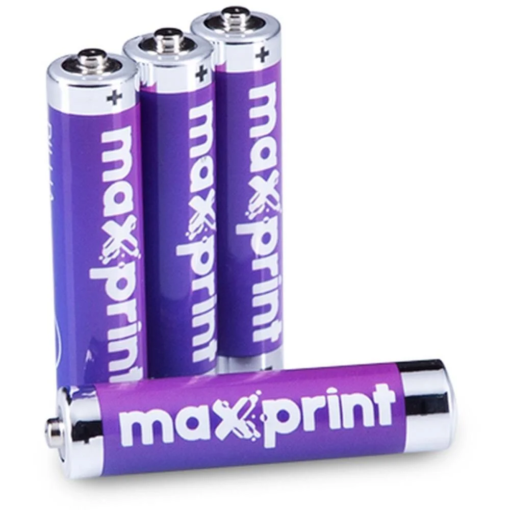 Pilha Zinco Palito Aaa Max 1,5V Maxprint (Bl.c/04)