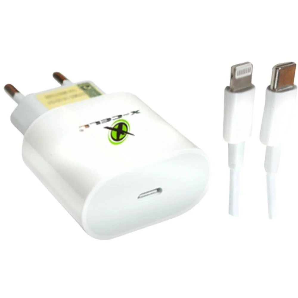 Carregador Celular De Parede Turbo Pd Usb-C+Cabo Light 6.0A Flex