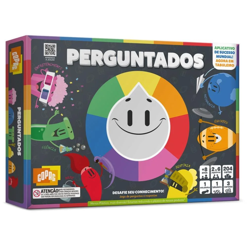 Jogo De Tabuleiro Perguntados Copag