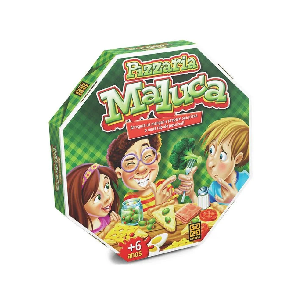 Jogo De Tabuleiro Pizzaria Maluca Grow