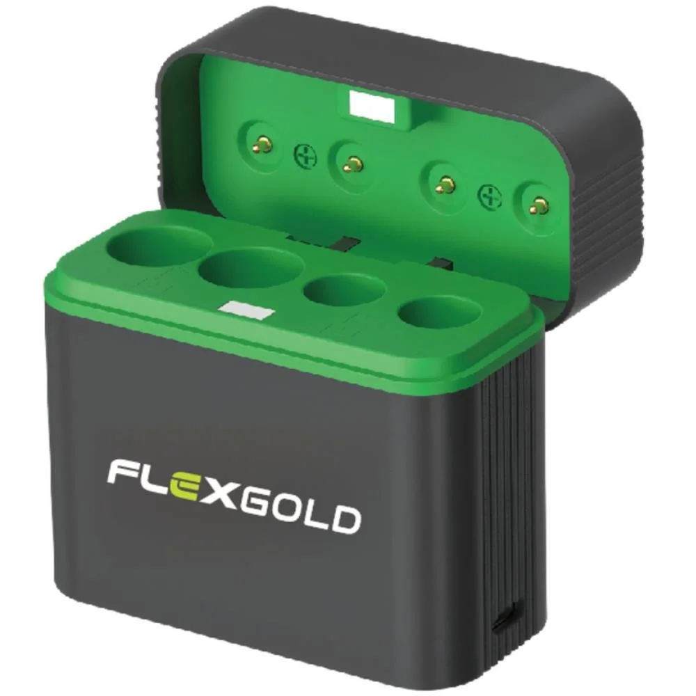 Carregador De Pilhas P/Pilhas Aa-Aaa Cabo Type-C Flex