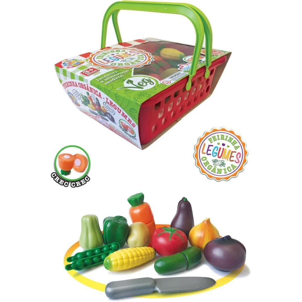 Brincando De Casinha Crec Crec Feirinha Org.legumes Big Star