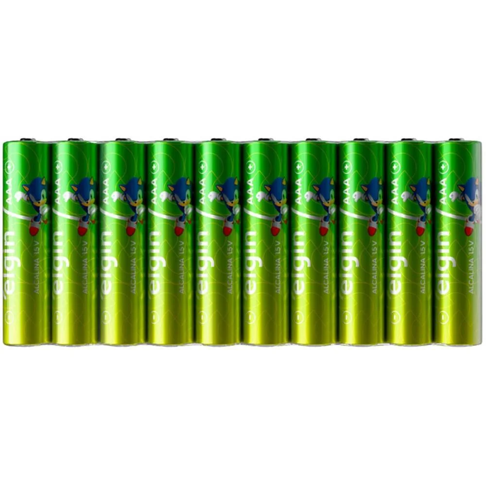 Pilha Alcalina Palito Aaa Lr03 Elgin (Pct.c/10)
