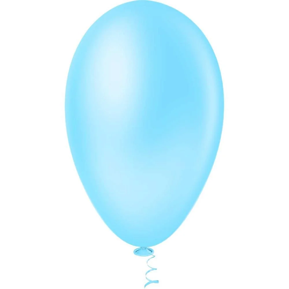 Balao 7 Liso Azul Claro Pic Pic Riberball (Pct.c/50)