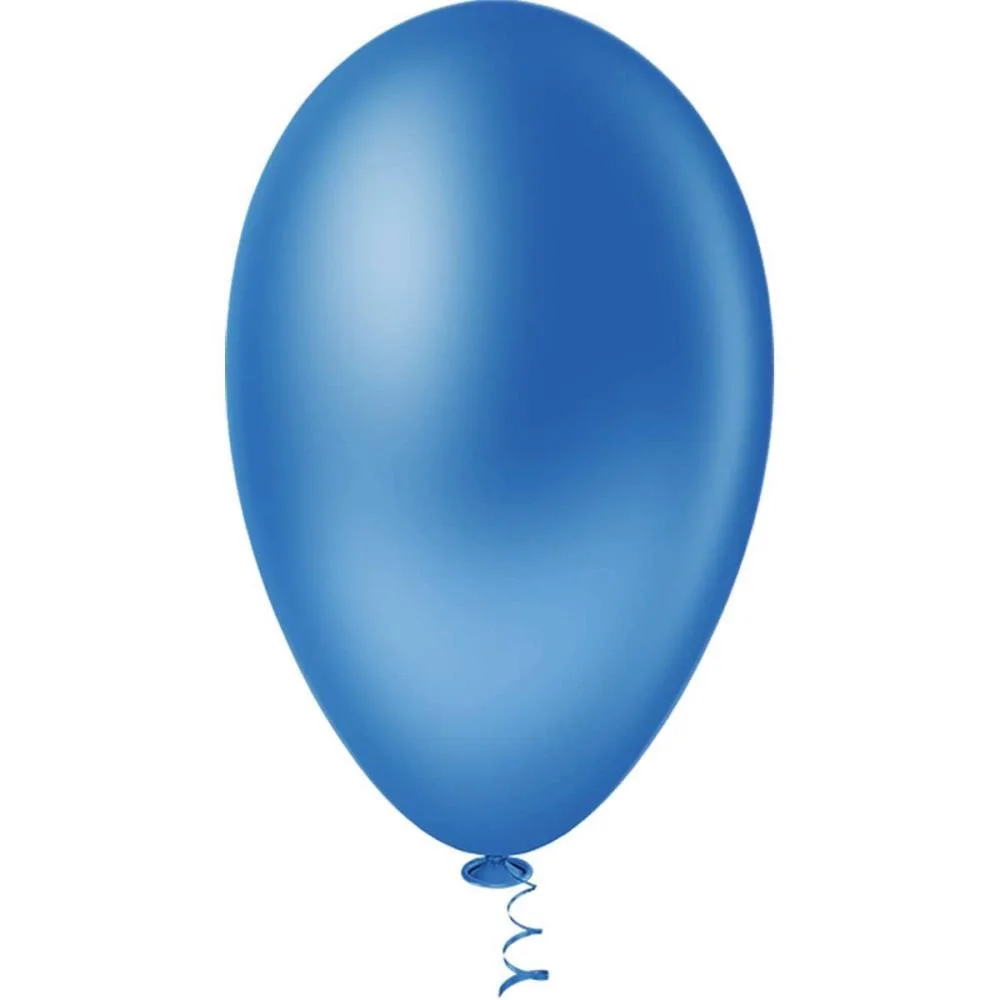 Balao 6,5 Liso Azul Gran Festa Riberball (Pct.c/50)